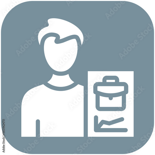 Occupation vector icon illustration of Gig Economy iconset.