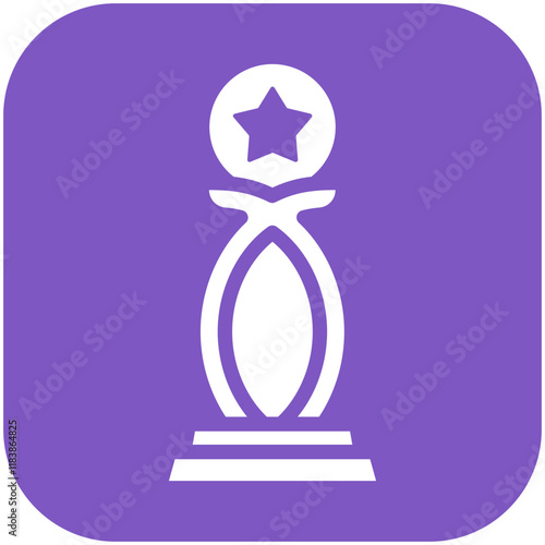 Film Award vector icon illustration of Award Events iconset.