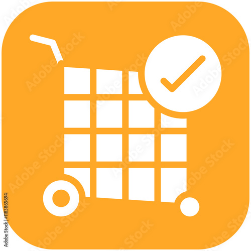 Checkout vector icon illustration of Fashion Ecommerce iconset.