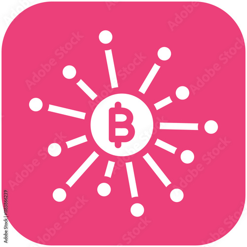 Decentralized Finance vector icon illustration of Cryptocurrency iconset.