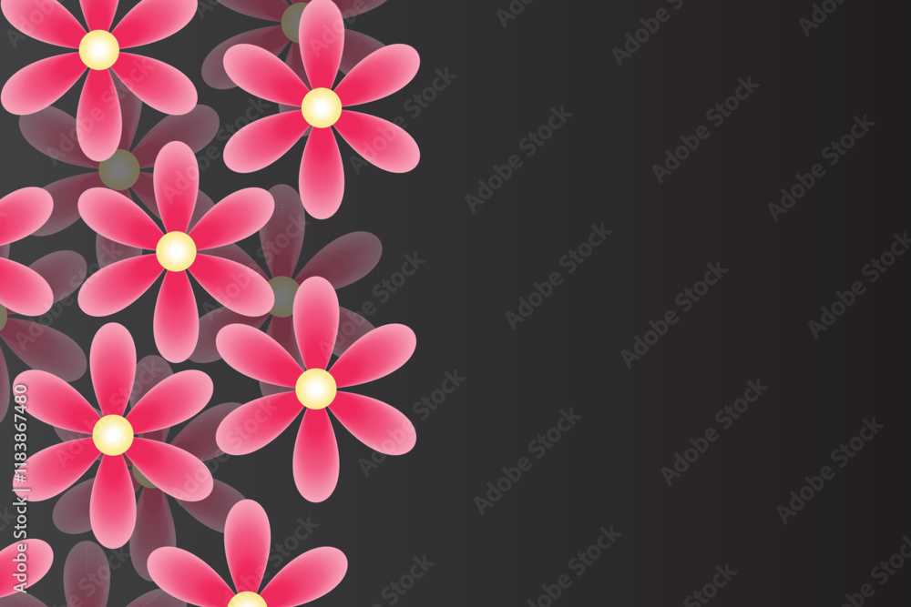Obraz premium floral background vector art fullcolor