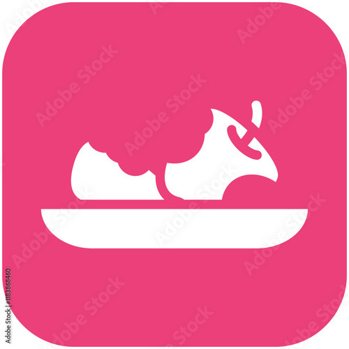 Leftovers vector icon illustration of Catering iconset.