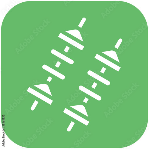 Canape vector icon illustration of Catering iconset.