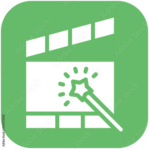 Special Effects vector icon illustration of Filmmaking iconset.