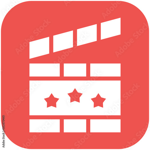 Indie Film vector icon illustration of Filmmaking iconset.