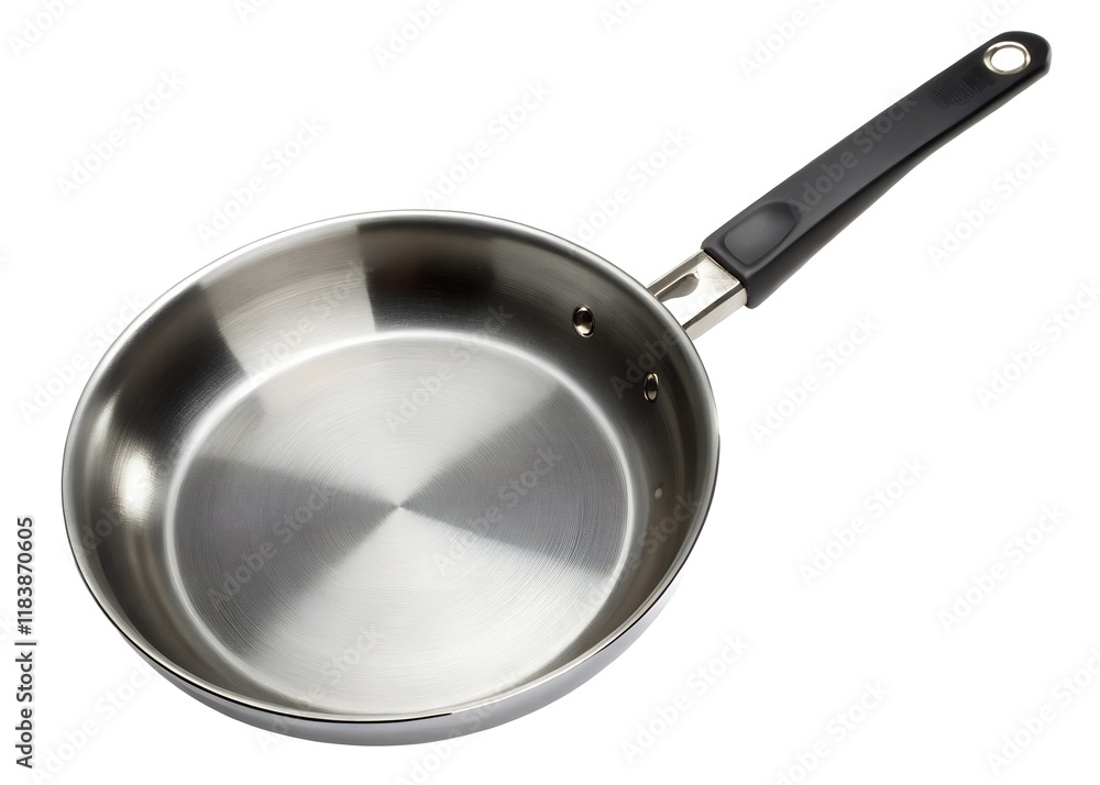 Frying pan isolated on white background with clipping path. top view Frying pan isolated on white background with clipping path. top view