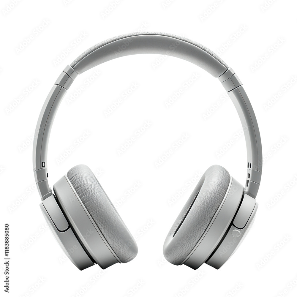 Wireless headphones on a pristine white surface, showcasing sleek design and modern aesthetic, ideal for tech enthusiasts and lifestyle branding Wireless headphones on a pristine white surface, showcasing sleek design and modern aesthetic, ideal for tech enthusiasts and lifestyle branding