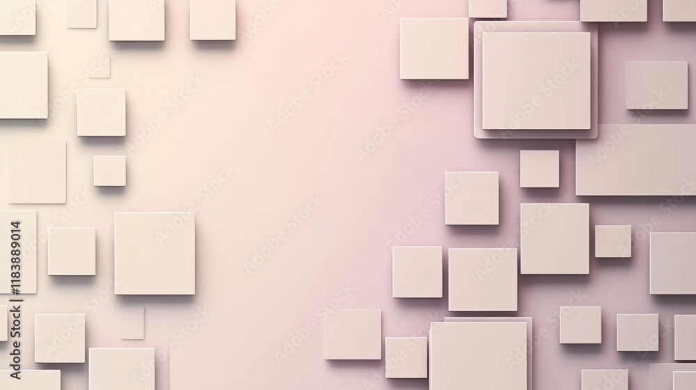 A 2D flat design featuring pastel-colored rectangles arranged on a simple backdrop, perfect for a wallpaper or presentation banner frame.
A 2D flat design featuring pastel-colored rectangles arranged on a simple backdrop, perfect for a wallpaper or presentation banner frame.