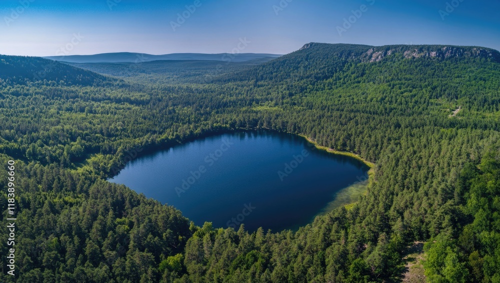 A serene lake reflects the bright blue sky, embraced by rolling green hills and majestic mountains. The peaceful atmosphere invites exploration and appreciation of nature's beauty A serene lake reflects the bright blue sky, embraced by rolling green hills and majestic mountains. The peaceful atmosphere invites exploration and appreciation of nature's beauty