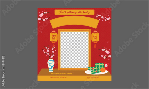 Lunar New Year Socials Media