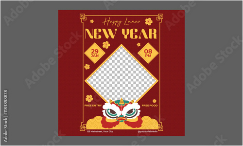 Lunar New Year Socials Media