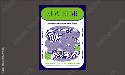 New Year Party Flyer