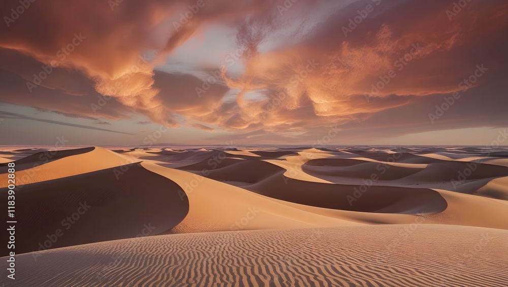 Naklejka premium sand dunes in the desert