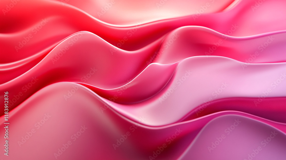Obraz premium A smooth gradient background featuring vibrant red and pink, perfect for a bold presentation or banner.