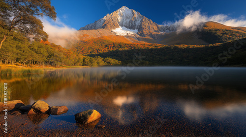 Alpine landscape.