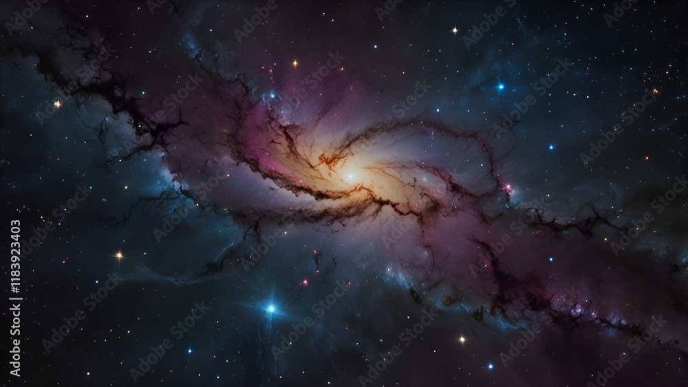 Fototapeta premium cosmic tranquility background