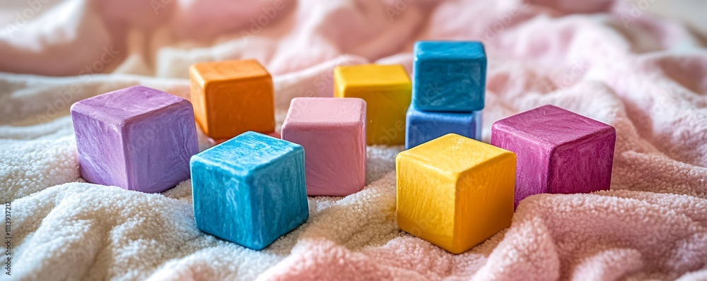 A pastel-colored toy car and soft plush doll placed on a clean, light-colored surface with soft daylight A pastel-colored toy car and soft plush doll placed on a clean, light-colored surface with soft daylight
