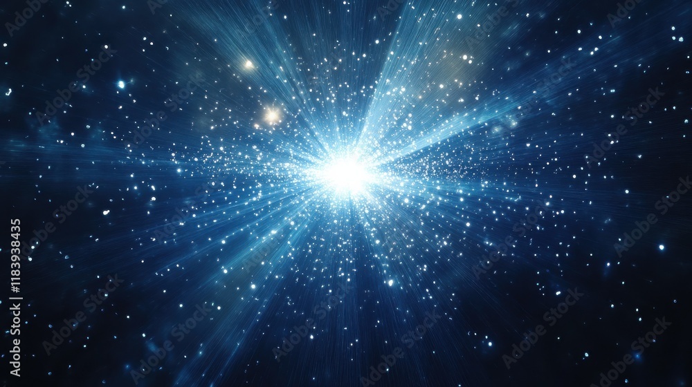 Bright festive fireworks. Light rays on a dark sky background. Bright festive fireworks. Light rays on a dark sky background.