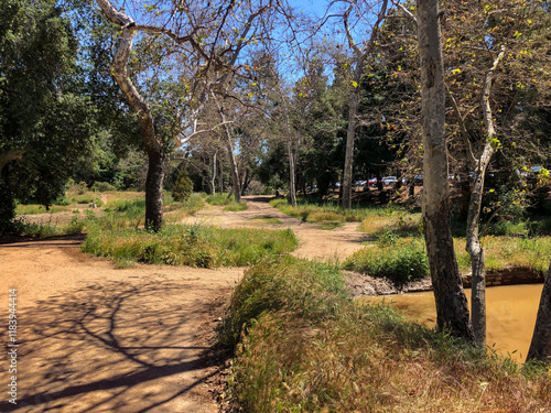 Obraz na plátně griffity hills park outdoor walks los angeles view