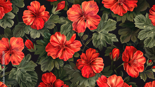 floral blossom pattern wallpaper