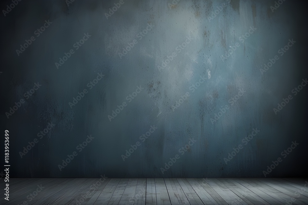 Dusty blue blurred background for portrait. Portrait backdrop for studio. Empty textured wall. Generative AI Dusty blue blurred background for portrait. Portrait backdrop for studio. Empty textured wall. Generative AI