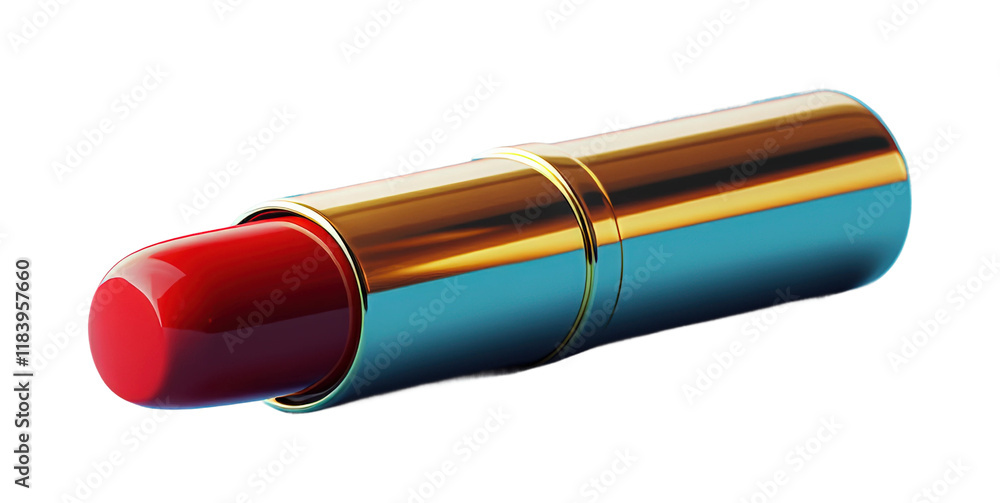 Red lipstick tube on beauty product cosmetics still life minimalist style studio glamour concept isolated on transparent background png Red lipstick tube on beauty product cosmetics still life minimalist style studio glamour concept isolated on transparent background png