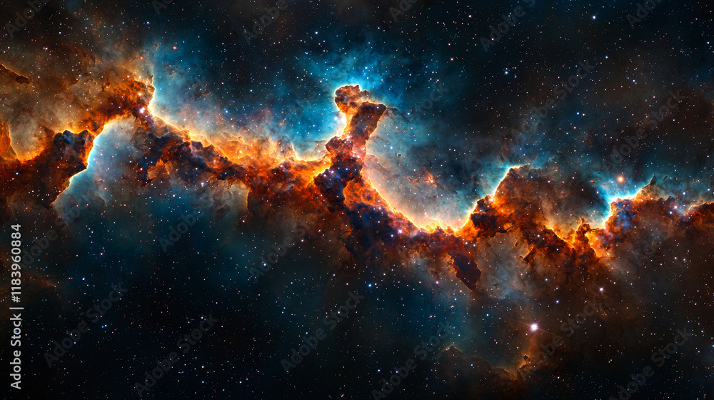 Cosmic Nebula: A Celestial Tapestry of Stars and Gas in the Vast Universe Cosmic Nebula: A Celestial Tapestry of Stars and Gas in the Vast Universe