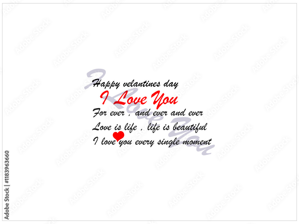 Fototapeta premium Happy valentine day logo design ,vector , T shirt ,poster and card , illustration and isolate template which contain a symbol of love .