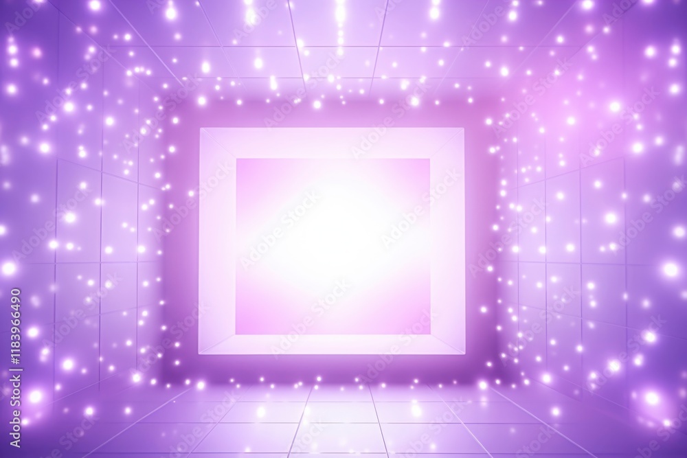 Obraz premium Abstract purple gold geometric background product stage backdrop