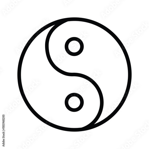 Yin Yang symbol representing balance and harmony in wellness