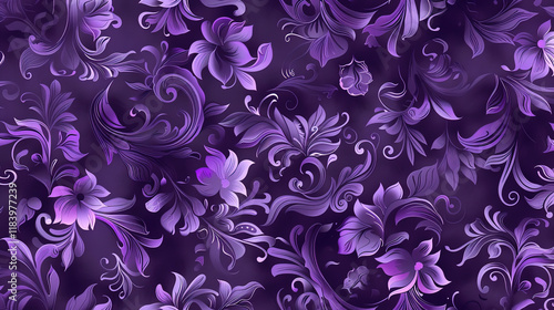 purple violet pattern wallpaper
