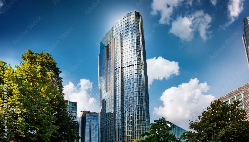 Tower 185 office building Tower 185, Gallus, Frankfurt am Main, Hesse, Germany, Europe Tower 185 office building Tower 185, Gallus, Frankfurt am Main, Hesse, Germany, Europe