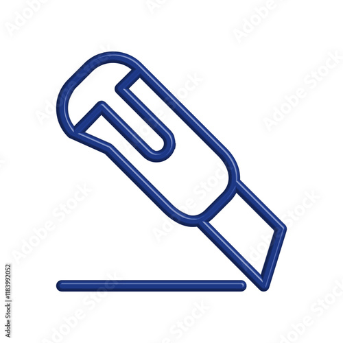 Cutter icon design template
