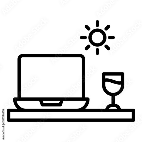 Digital Nomad Icon