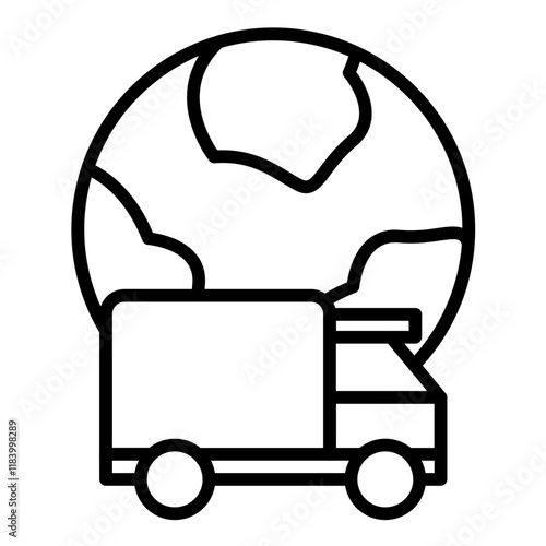 International Shipping Icon
