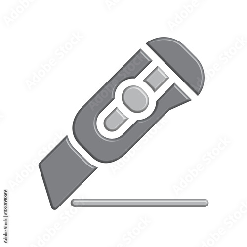 Cutter icon design template