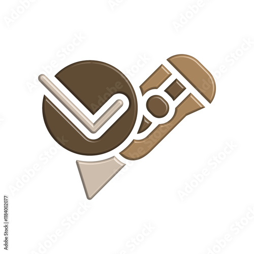 Cutter icon design template