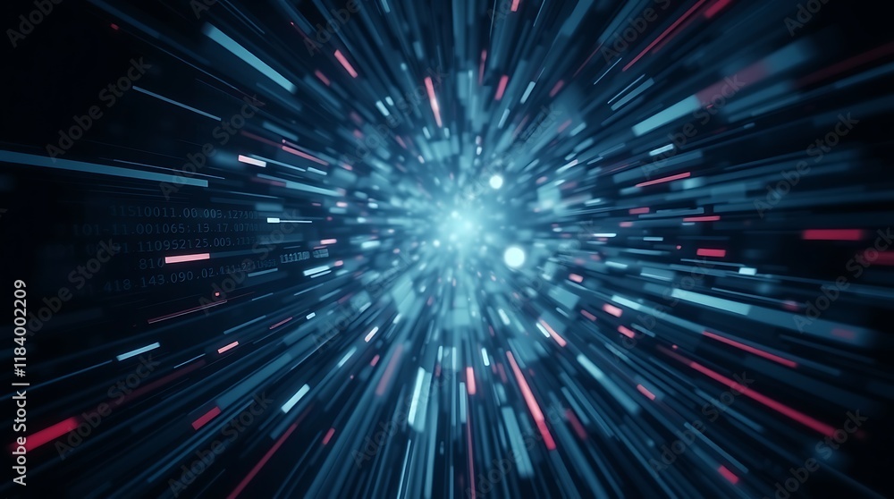 Obraz premium Futuristic Internet Technology Concept Background