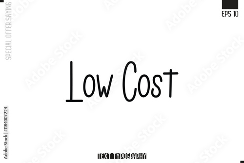 Special Offer Typography Text Script Lettering Design Low Cost