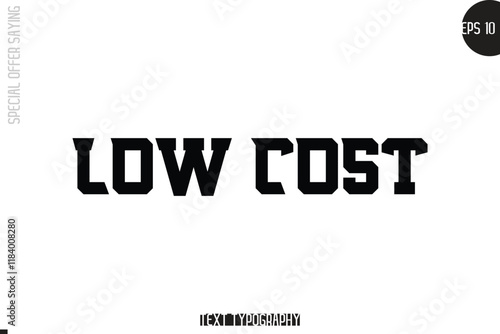 Special Offer Template Design Banner Typography Text Low Cost