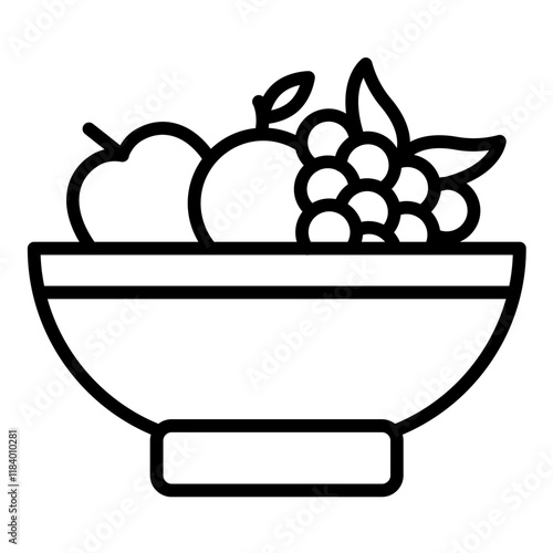 Fruit Bowl Icon