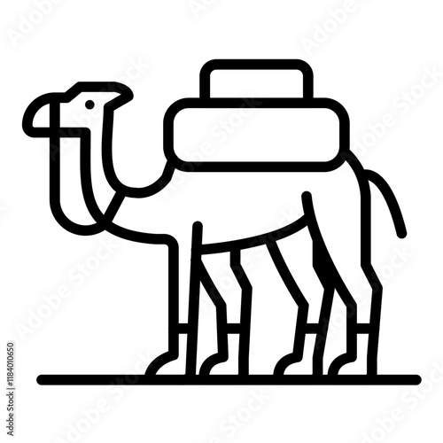 Camel Caravan Icon