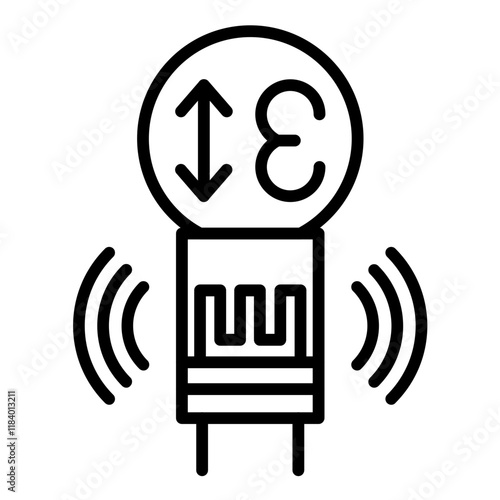 Strain Gauge Sensor Icon