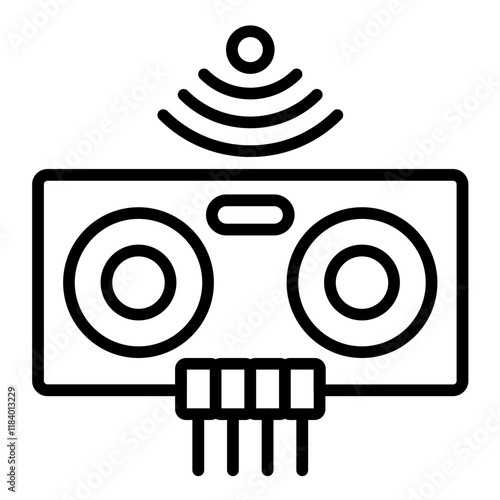 Ultrasonic Sensor Icon