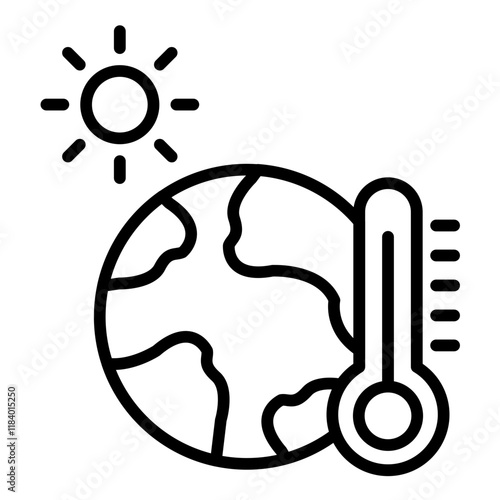 Global Warming Icon