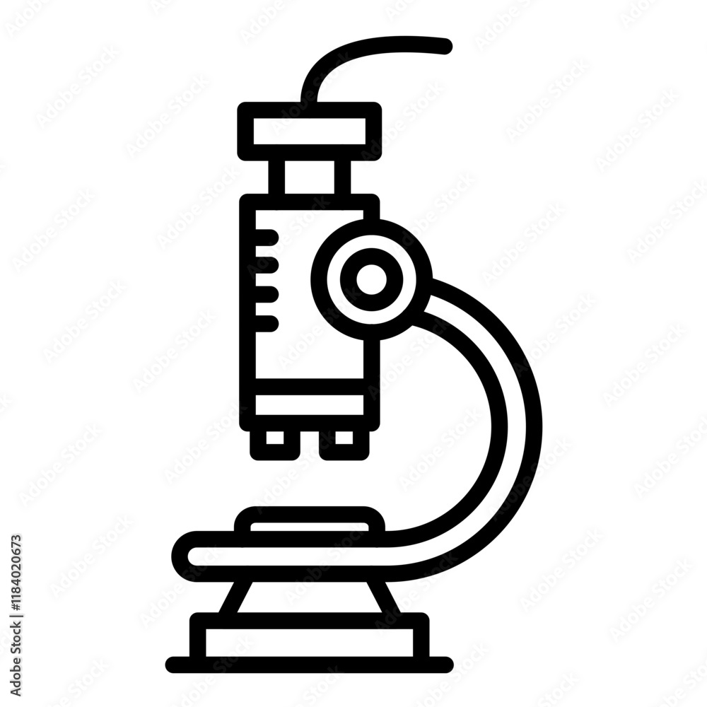 Electron Microscope Icon Electron Microscope Icon