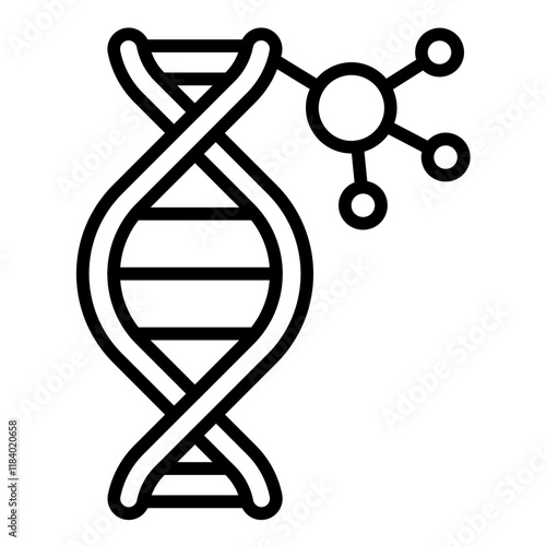 DNA Strand Icon