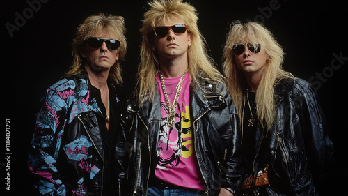 Rocking the Night Away With Wild Hairstyles and Leather Jackets at the Height of Hair Metal