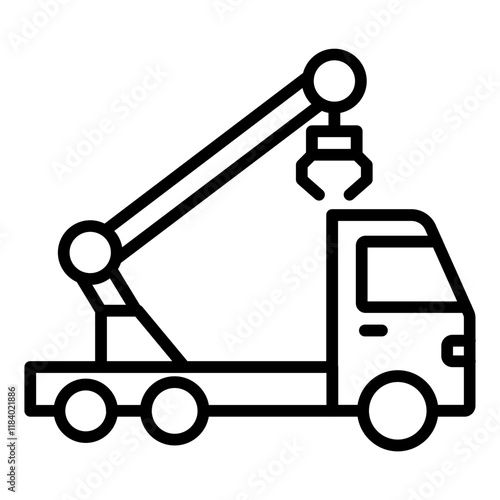 Grapple Truck Icon