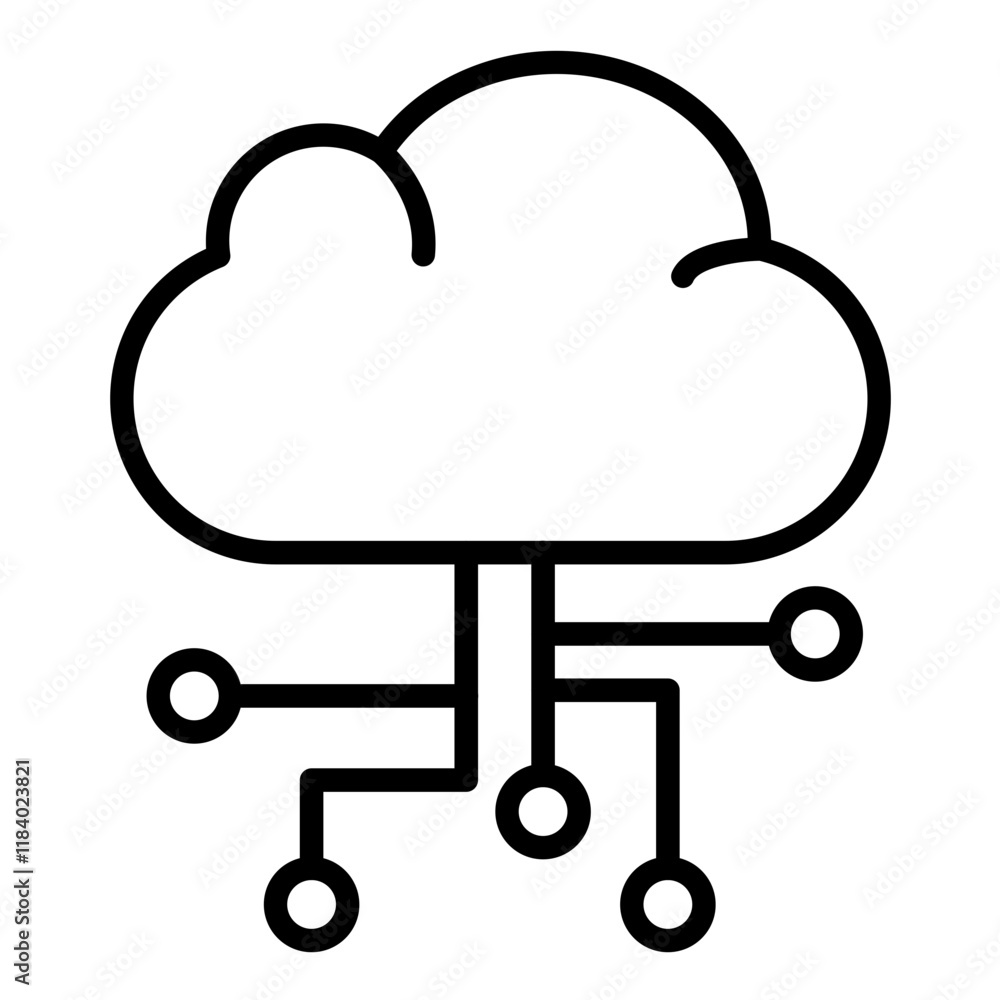 Cloud Computing Icon Cloud Computing Icon